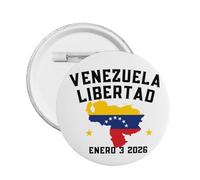 Venezuela Libertad Enero 3 2026 pins Freedom Democracy Metal Pin Badge 1 Pcs