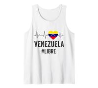 Venezuela Libre Flag Pride Bandera Venezolana Camiseta Root Tank Top