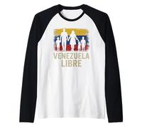 Venezuela Libre Freedom For Venezuela Venezuelan Hope Raglan Baseball Tee