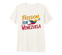 Venezuela Libre Venezuelan Freedom Strong Proud Pride Flag Premium T-Shirt