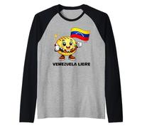 Venezuela Libre Venezuelan Freedom Strong Proud Pride Raglan Baseball Tee