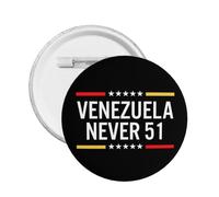 Venezuela Never 51st State Pins Button Badges Pin For Clothes Backpack Hat Brooch