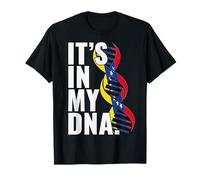 Venezuela Roots Flag Fingerprint Graphic Patriotic T-Shirt