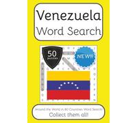 Venezuela Word Search Book: Words Search With Easy To Read Print about Venezuela, Travel, Culture and More | 6x9 inches, 100 pages | 50 puzzles. Ideal ... The World in 80 Countries Word Search Books)