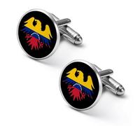 Venezuelan Ea-gles Flag Men's Cufflinks Alloy Cuff Link Classic Shirt Accessories for Party Business Wedding
