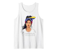 Venezuelan Flag Heritage Costume Princess Souvenir Venezuela Tank Top