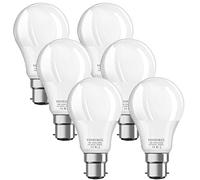 Venforze Bayonet Light Bulbs 150 Watt Equivalent, 15W A60 B22 LED Bulbs Super Bright 1600LM, Daylight White 6000K, BC Energy Saving Bulbs, Non-dimmable, 6P