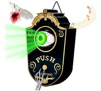 Venforze Halloween Decorations, Halloween Doorbell, Animated Eyeball with Spooky-Sounds, Halloween Decor with Lightup Eyeball,Trick Or Treat Event for Kids, for Haunted House Halloween Party