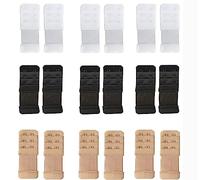 VENGABY 18 Pack Women's Bra Extender, Bra Strap Extenders Extensions Elastic Extender, Soft and Comfortable (3 Rows x 2 Hooks)