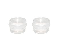 VENGABY 2 Pack Self-Adhesive Door Stoppers for Floor, Clear Acrylic Door Stops with Rubber Ring, Premium Anti-Slip Door Stop, Heavy Duty Sound Dampening Door Bumpers for Home & Office Use