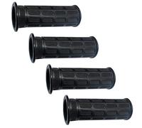 VENGABY 4 Pieces 30mm Inner Diameter Wheelbarrow Antiskid Handle Cover, Soft Rubber Yard Cart Replacement Handlebar Grips for Wheelbarrow(Black, 125mm Length)