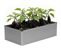 Vengarus 6x3x2ft Galvanized Raised Garden Bed,Metal Raised Beds Kit Silver | 2FT Deep Root Elevated Garden Planter Box, Corrugated Steel, Open Bottom, Rustproof All Weather, Large Vegetable Flower Bed