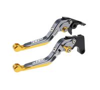 VENHIRL Brake Clutch Reservoir Levers for Sp&eed Triple R & 1050 Motorcycle CNC Accessories Folding Extendable Brake Clutch Levers Adjustable Handle Set