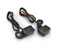 VENHIRL Indicator Accessories 2PCS Motorcycle Turn Signals Running Lights Handlebar Blinker Indicators Lamps For Touring