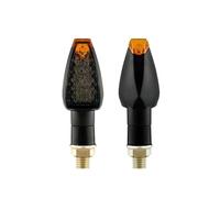 VENHIRL Indicator Accessories Motorcycle Turn Signals Approved Signal Light 14Turn Indicator Amber Blinker 12V/24V M10