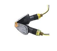 VENHIRL Indicator Accessories Univeral 12V 2W Carbon Motorcycle Moto Turn Signal Indicator Blinker Lights Flashing Lamp For