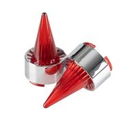 VENHIRL Running Lights Turn Signal A Pair Motorcycle Turn Signal Indicator Lens Light Cover Red For Street Glide Ro&ad Dyna So&ftail For Fat&boy Sportster