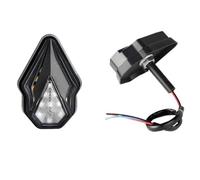 VENHIRL Running Lights Turn Signal Flowing Amber Motorcycle Turn Signal 12V Flush Mount Side Marker Direction Lamp 10mm Bolt Daytime Running Universal For Moto