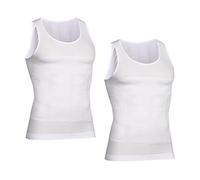 VENI MASEE Men's Body Shaper Slimming Vest, Men's Elastic Sculpting Vest Thermal Compression Base Layer Slim Compression Muscle Tank Shapewear