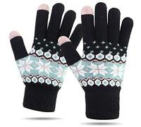 VENI MASEE Winter Touchscreen Gloves Warm Thermal Soft Lining Elastic Cuff for Women