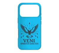 Veni Spiritus Sanctus Catholic Holy Spirit Dove Case for iPhone 17 Pro