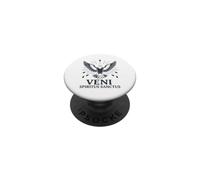 Veni Spiritus Sanctus Catholic Holy Spirit Dove PopSockets Adhesive PopGrip