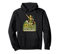 Veni Vidi Campi Funny Camping Roman Soldier Latin Pun Pullover Hoodie