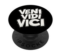 Veni Vidi Vici Bold Gamer Athlete Motto PopSockets Adhesive PopGrip