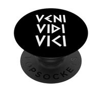 VENI VIDI VICI - I came saw and conquered PopSockets Adhesive PopGrip