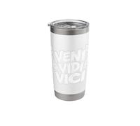 Veni Vidi Vici Latin Text Winner Takes All Stainless Steel Insulated Tumbler