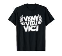 Veni Vidi Vici Latin Text Winner Takes All T-Shirt
