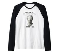 Veni Vidi Vici Now About These TPS Reports Julius Czar Raglan Baseball Tee