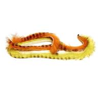 Veniard Barred Rabbit Zonker Strips - Red