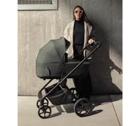 Venicci Claro | 2in1 Premium Travel System with Accessories. Includes Pushchair, Carrycot and Universal Car Seat Adapters | 8 Piece Bundle - Forest