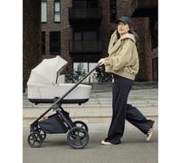Venicci Claro | 3in1 Travel System with Accessories. Includes Pushchair, Carrycot and Tiago i-Size Car Seat | 9 Piece Bundle - Vanilla