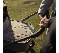 Venicci Upline 2 | 2in1 Premium Travel System with Accessories. Includes Pushchair, Carrycot and Universal Car Seat Adapters | 9 Piece Bundle (Taupe)