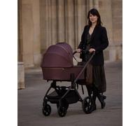 Venicci Upline 2 | 3in1 Premium Travel System with Car Seat and Accessories. Includes Pushchair, Carrycot and Tiago Car Seat | 10 Piece Bundle (SE Burgundy)