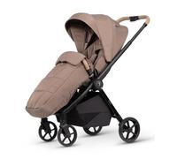 Venicci Vero Stroller with Accessories. Includes Cosy Apron and Rain Cover | from Birth to 22kg (Approx. 4 Years) Designed for All Terrains and Smooth Rides (Sand) 4 Years Old