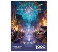 Venice 1000 Piece Jigsaw Puzzle Venetian Canals Cardboard Puzzle Adult Puzzles Educational Puzzle Family Jigsaw Puzzles for The Whole Family 52x38cm/1000pcs