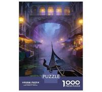 Venice 1000 Piece Jigsaw Puzzle Venetian Canals Cardboard Puzzle Adult Puzzles Educational Puzzle Family Games Puzzles for The Whole Family 38x26cm/1000pcs