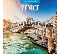Venice - 2026 Square Wall Calendar - by Red Robin Publishing