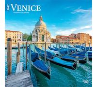 Venice 2027 12 X 24 Inch (Hanging) Monthly Square Wall Calendar Plastic-Free: Original BrownTrout-Kalender [Mehrsprachig] [Kalender]