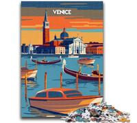Venice at Dusk Jigsaw Puzzles for Adults 1000 Jigsaws, Challenging Game for Is Ideal As A Gift for The Whole Family 1000pcs (50x75cm)