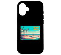 Venice Beach CA Retro Travel Souvenir Case for iPhone 16