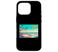 Venice Beach CA Retro Travel Souvenir Case for iPhone 16 Pro