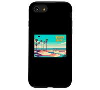 Venice Beach CA Retro Travel Souvenir Case for iPhone SE (2020) / 7/8
