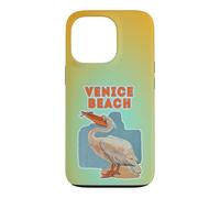 Venice-Beach California Holiday Pelican Graphic Surfing Case for iPhone 13 Pro