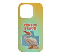 Venice-Beach California Holiday Pelican Graphic Surfing Case for iPhone 14 Pro
