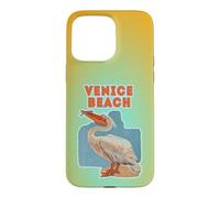 Venice-Beach California Holiday Pelican Graphic Surfing Case for iPhone 15 Pro Max