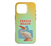 Venice-Beach California Holiday Pelican Graphic Surfing Case for iPhone 16 Pro